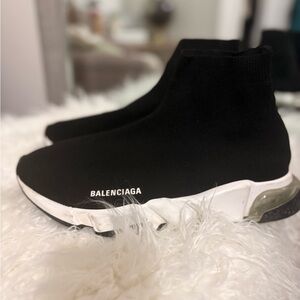 Balenciaga Black Speed Trainers size 11 gently worn, great condition